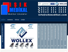 Tablet Screenshot of isikmedikal.com